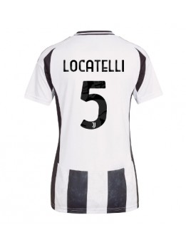 Ženski Nogometna dresi replika Juventus Manuel Locatelli #5 Domači 2024-25 Kratek rokav